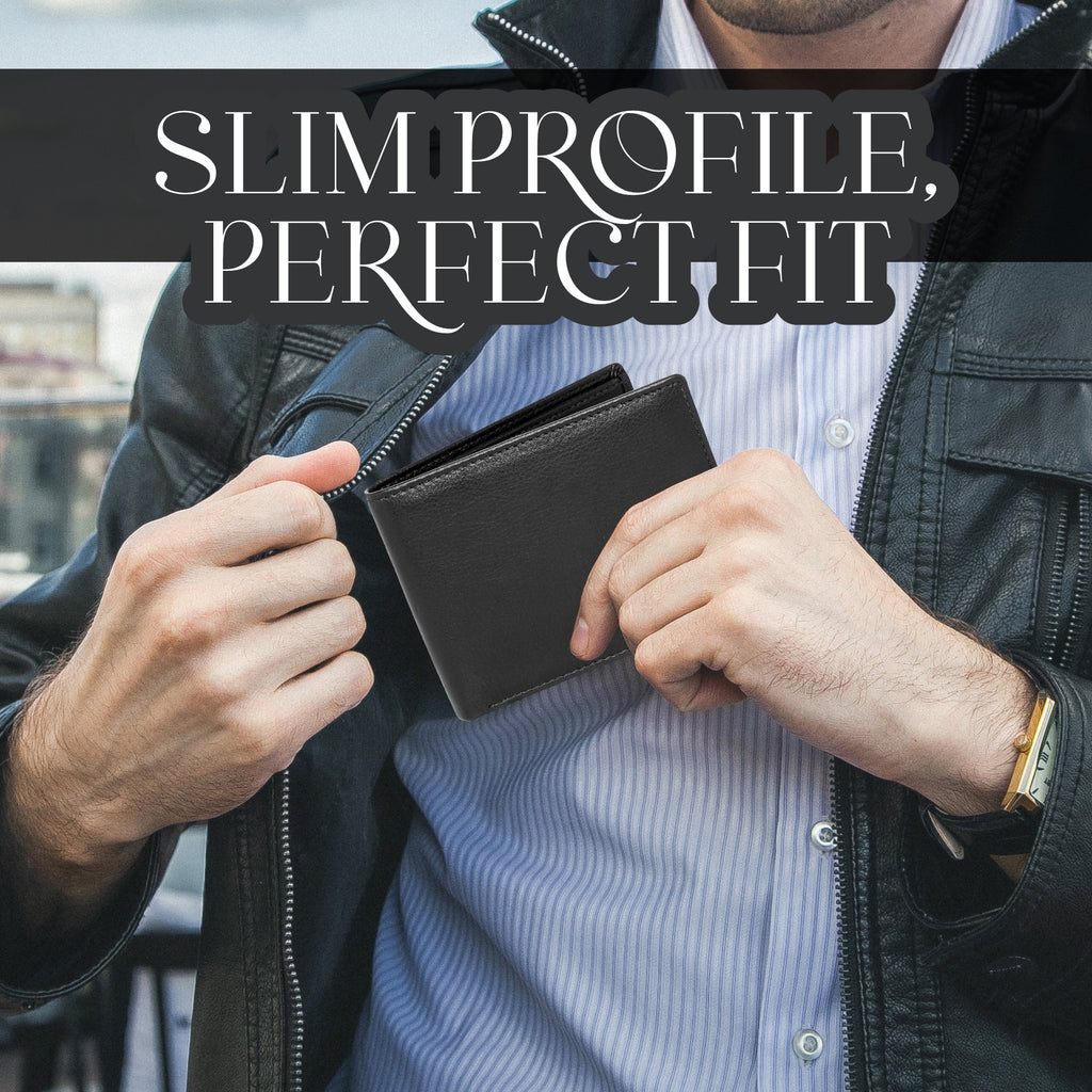 Premium Black Leather Wallet for Men